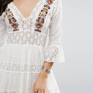Free People Embroidered Dress
